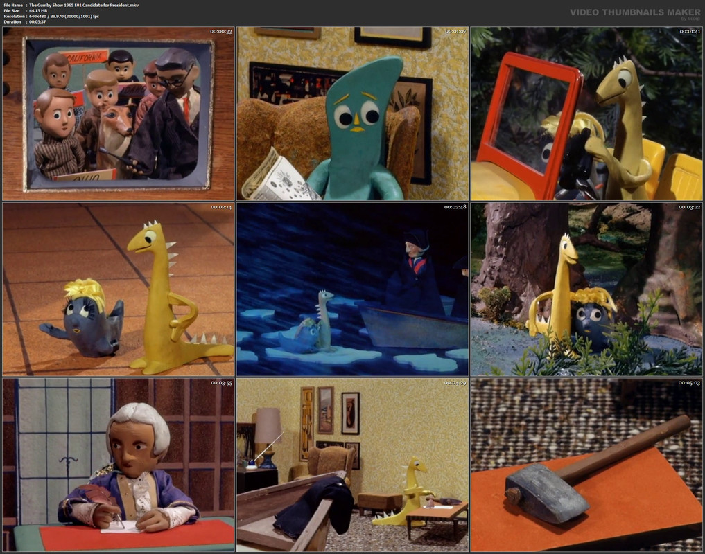 The Gumby Show 1965 E01 Candidate for President.mkv