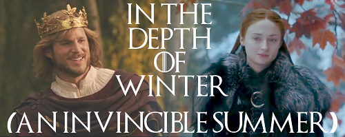 Banner showing Peter Pevensie and Sansa Stark