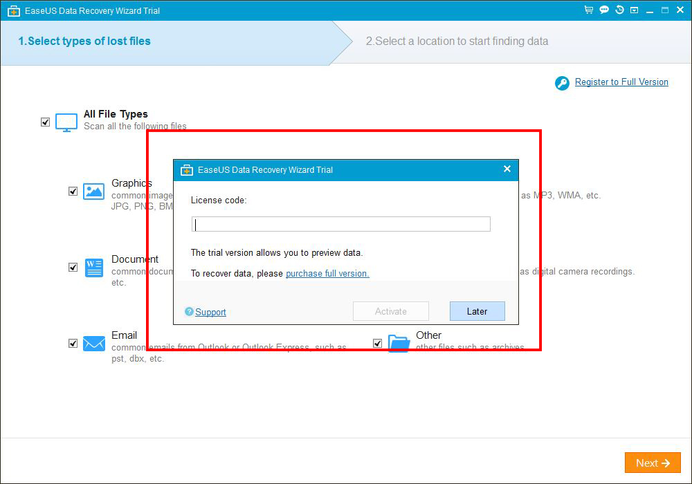 easeus data recovery offline activation easeus data recovery offline activation