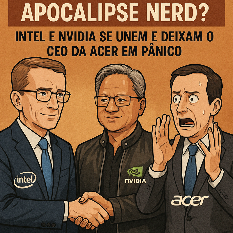 Aliança dos Gigantes ou Apocalipse Nerd? Intel e Nvidia Se Unem e Deixam o CEO da Acer em Pânico
