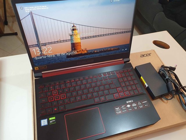 Notebook Gamer Acer Nitro 5 AN515-54-58CL Intel – Core i5 8GB 1TB 128GB SSD 15,6” Nvidia GTX 1650
