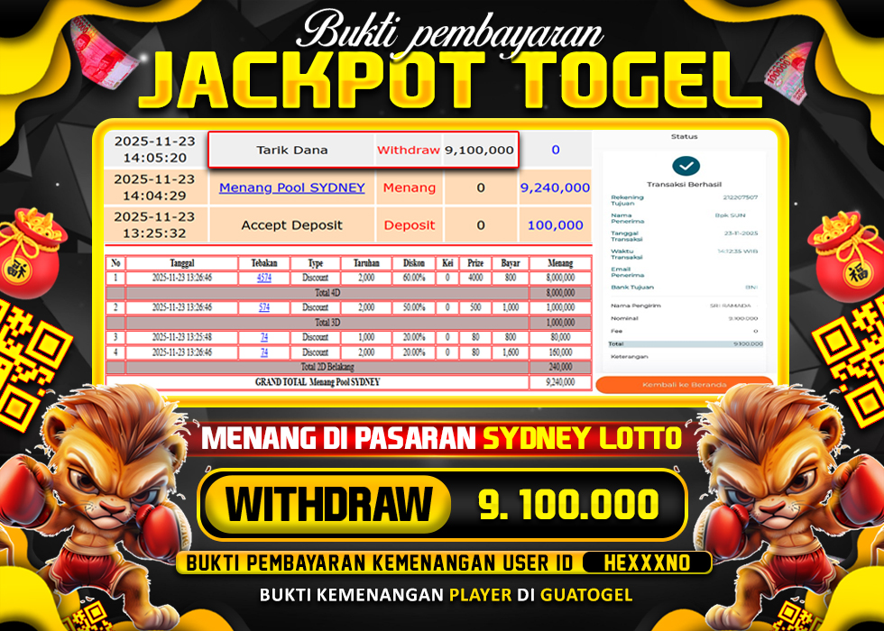 BUKTI JACKPOT LUNAS GUATOGEL