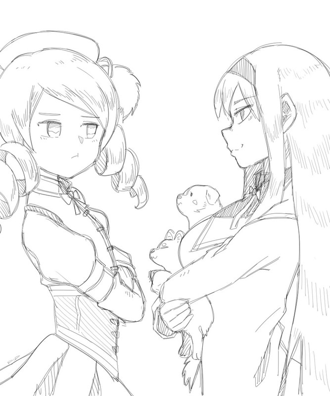 akemi-homura-and-tomoe-mami-mahou-shoujo-madoka-magica-drawn-b