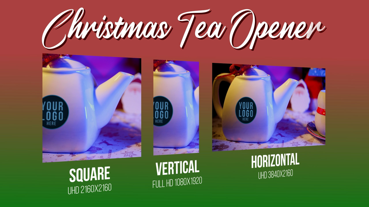 Christmas Tea Opener - 1
