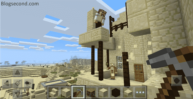 Gambaran dari game Minecraft PE