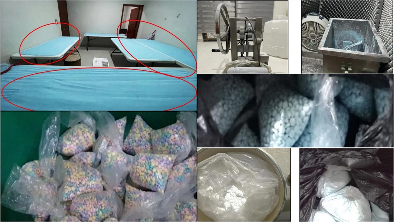 Golpe al narco de Sinaloa: Desmantelan megalaboratorio de fentanilo