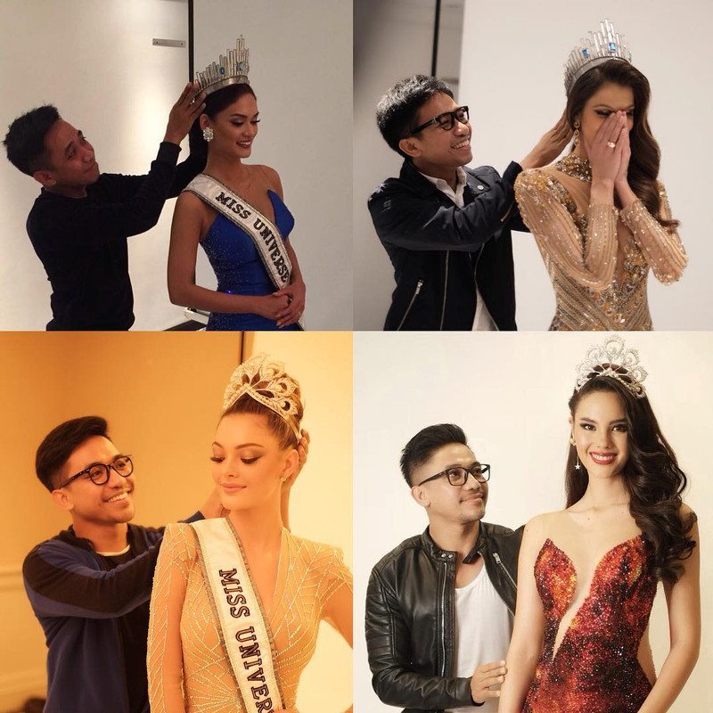 Bubah Alvian saat berkesempatan mendadndani Miss Universe