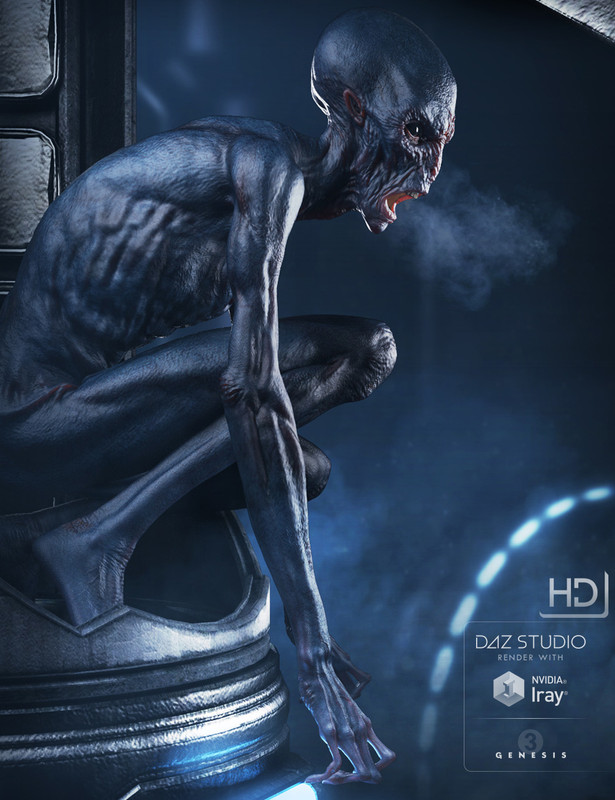 The Exile Alien HD for Genesis 3 Male 