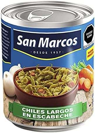 Amazon: San Marcos, Chiles Largos en Salmuera, Lata de 400 gramos