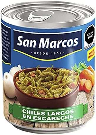 Amazon: San Marcos, Chiles Largos en Salmuera, Lata de 400 gramos 
