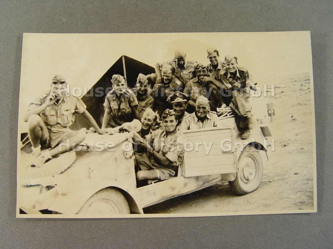 HANS JOACHIM MARSEILLE im Kübelwagen OTTO, JG 27