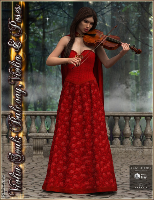 00 main violin soul balcony violin and poses for genesis 3 femal