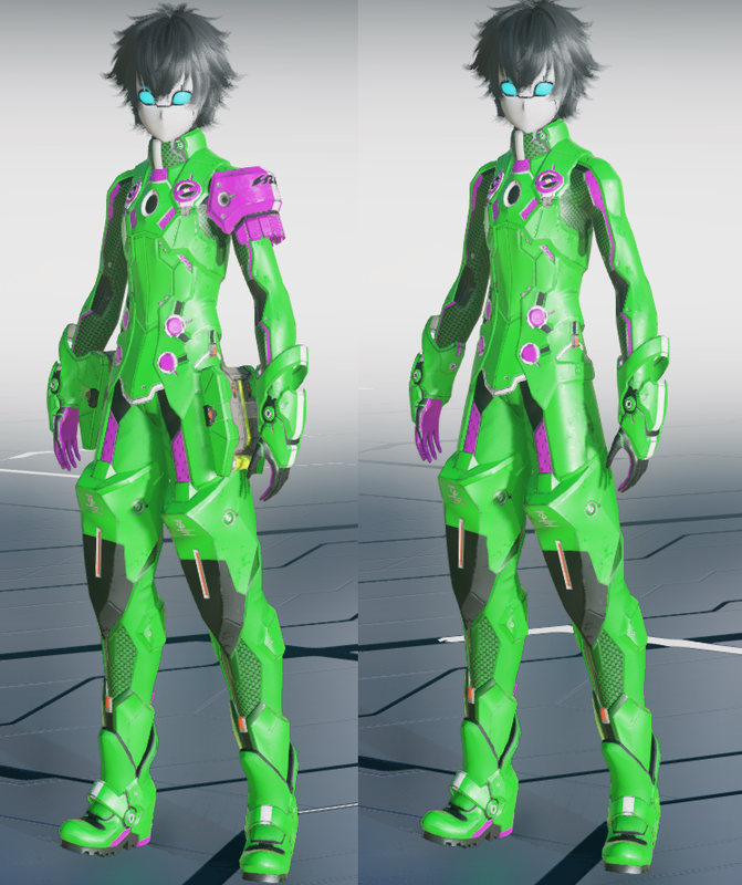 Recolorable Parts Of Ngs Outfits Phantasy Star Online 2