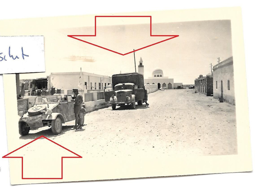 Foto 2 WK 1942 DAK Afrikakorps VW Kübelwagen   L