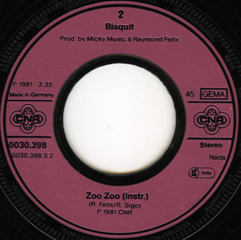 1981 - Zoo Zoo (cover EP side 2)