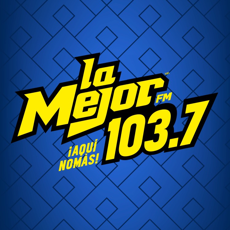Logo LA MEJOR FM 103.7 (Durango) - 103.7 FM - XHDGO-FM - Armas Radio - Durango, Durango