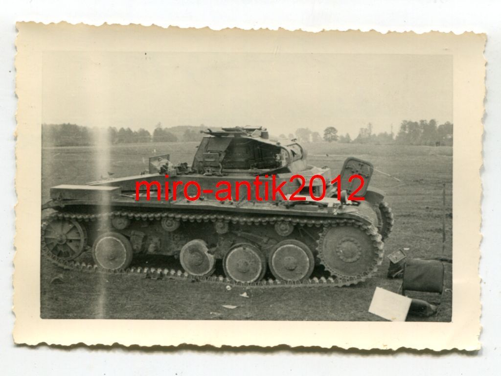 Foto, Panzerregiment 8, Nahaufnahme, zerstörter 