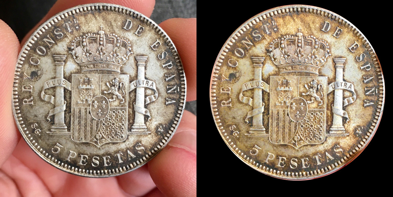 5 Pesetas AlfonsoXIII 1899  Tostada 99877310rev