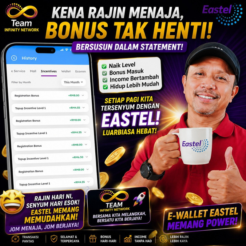 Eastel aktif Pantai Timur