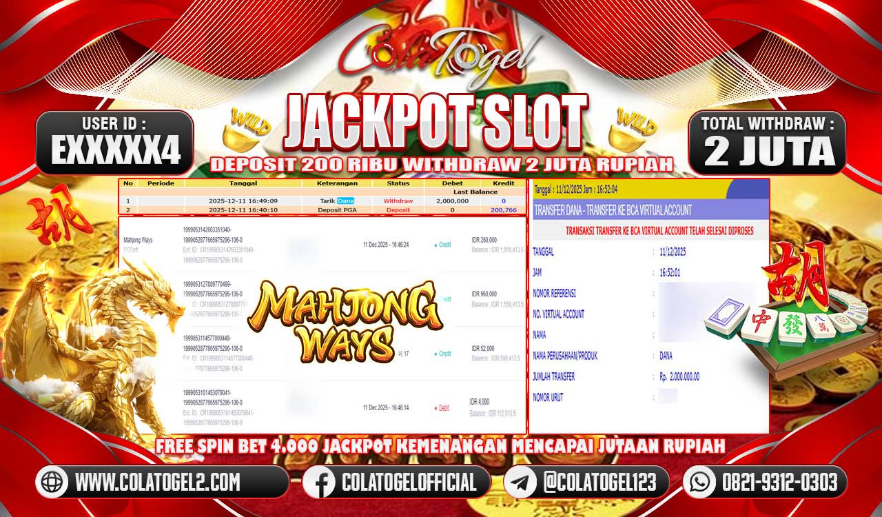 JACKPOT SLOT GACOR!!