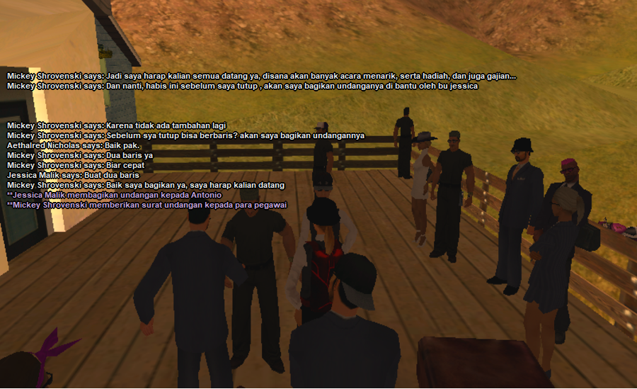 membagikan-surat-undangan-kepada-para-ka