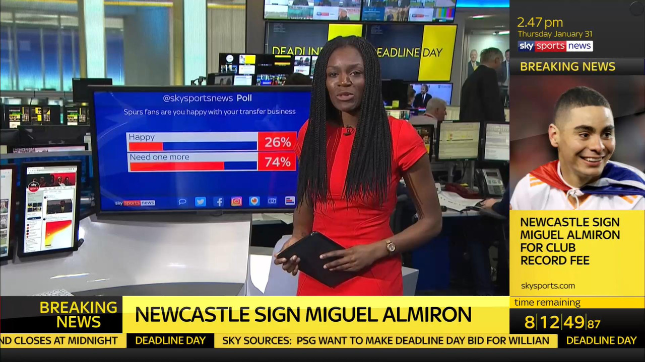 31 January - 14.00.00 - Deadline Day. All the latest news from t