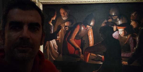 Exposiciones dos días antes del robo en el Louvre. - París: Exposición Jacques-Louis David, Sargent, Greuze y Georges de la Tour (193)