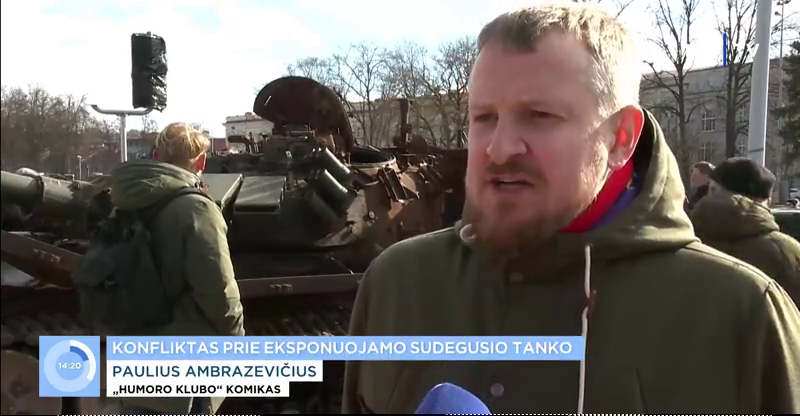 Paulius Ambrazevičius konfrontuoja Lauryną Ragelskį
