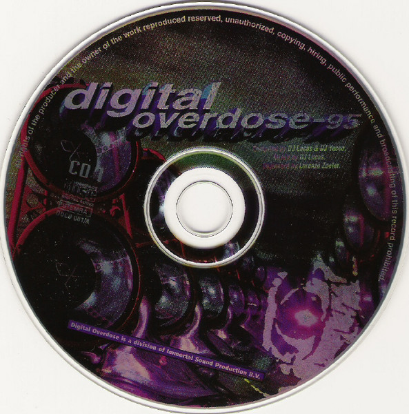 16/04/2023 - Various – Digital Overdose - 95 (CD, Compilation, Mixed CD, Compilation)(ID&T – DOCD 001A)  1995 R-434460-1172605906