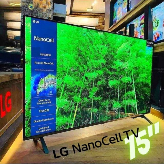 Smart TV LED 75” LG 75NANO80 4K NanoCell 4x Hdmi 2.0 Inteligência Artificial ThinQAI Smart Magic Google Alexa