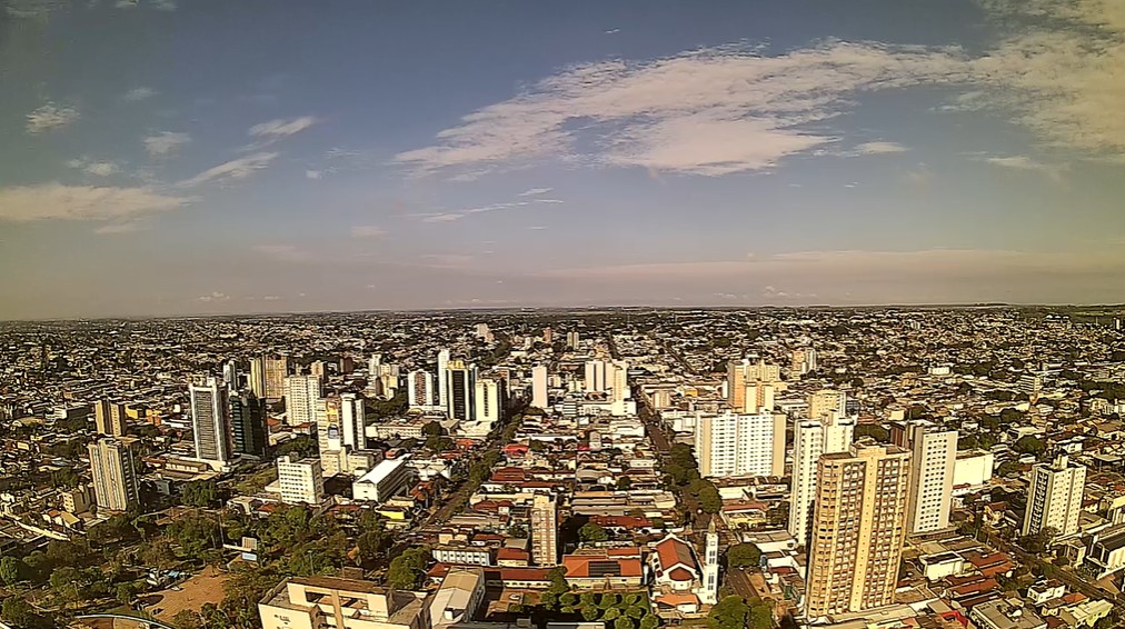 Campo Grande nesta manhã de quarta-feira