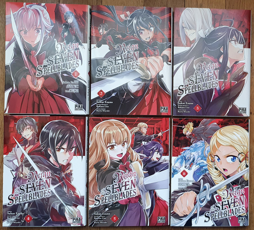 6 MANGAS REIGN SEVEN SPELLDBLADES Tome 1 à 6 1 30€