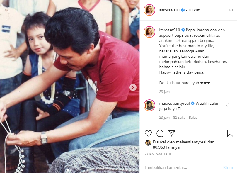 Rossa kecil dan sang ayah