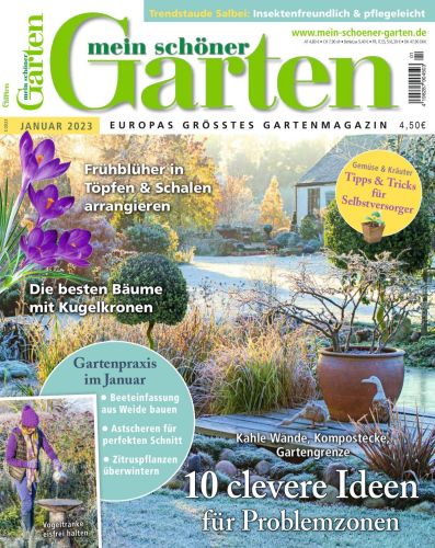 Cover: Mein schöner Garten magazin No 01 Januar 2023
