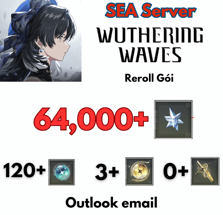 [SEA] Wuthering Waves Reroll Account 