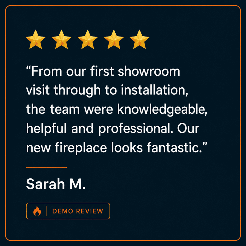 ABC Fireplaces demonstration review