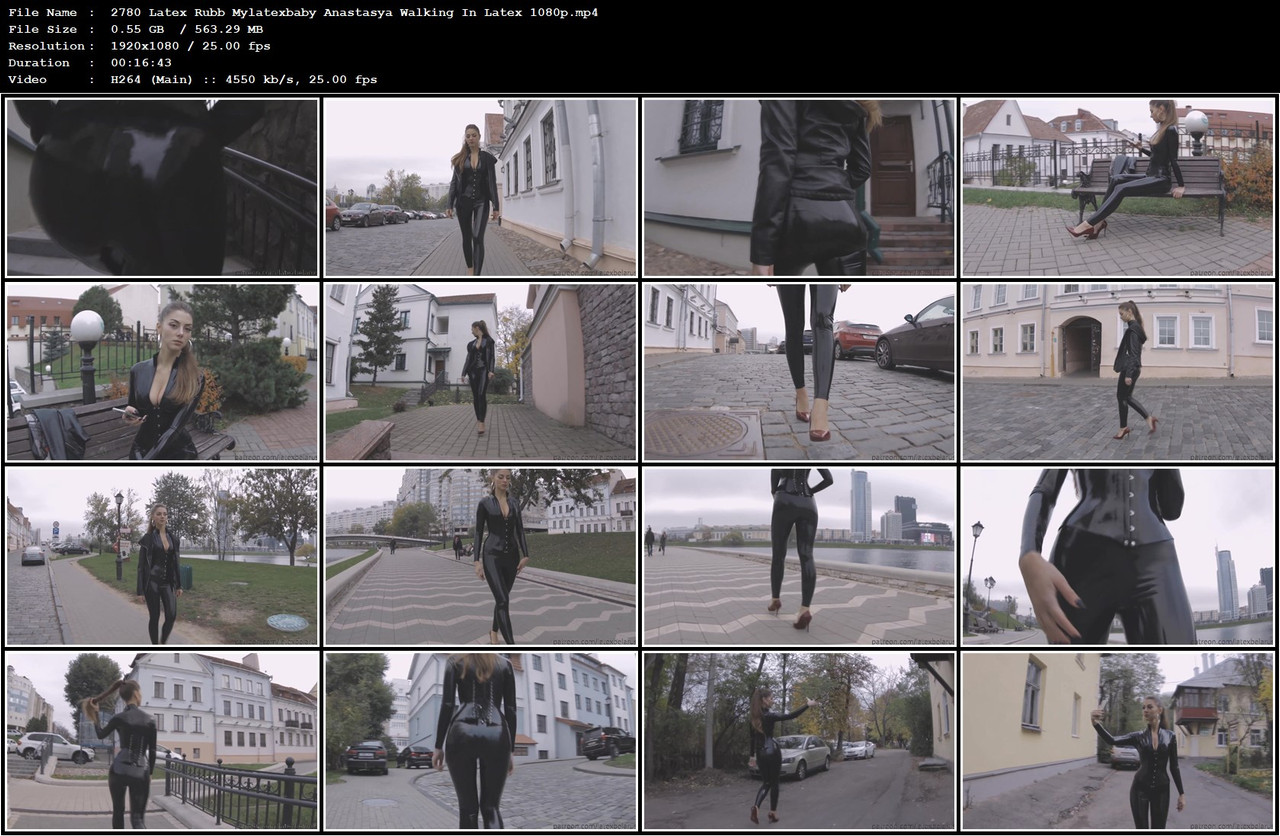 2780 Latex Rubb Mylatexbaby Anastasya Walking In Latex 1080p mp4