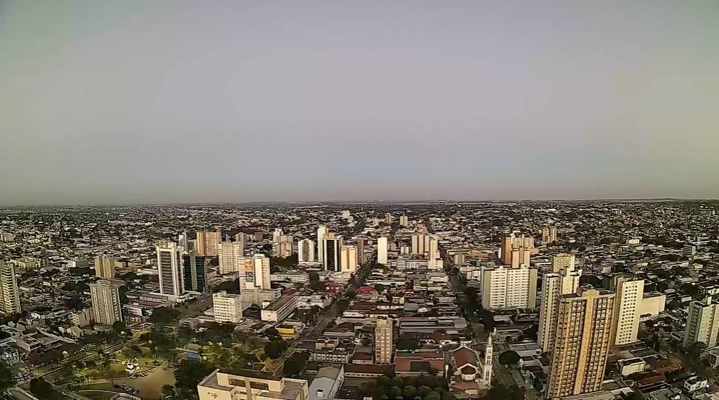 Campo Grande nesta manhã de quarta-feira