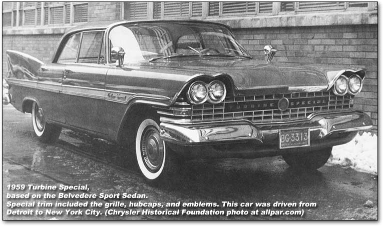 1956 Chrysler turbine car 1959-turbine-special