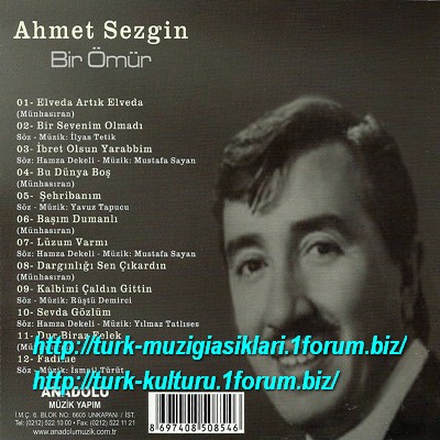 Ahmet Sezgin - Bir Omur (2012)-1