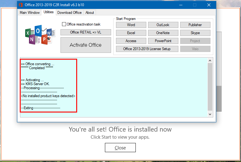 Microsoft Office 2019 Version 1808 (Build 10730.20102) RETAIL Image