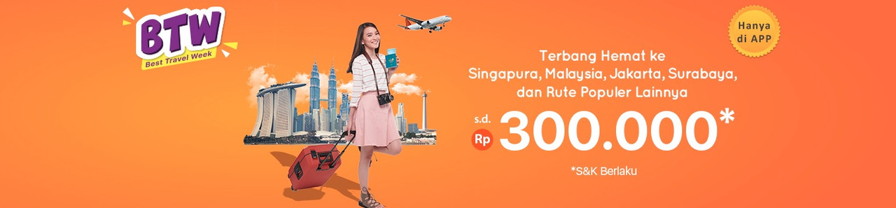 Promo Pegipegi Maret 2019 Diskon Tiket Pesawat hingga Rp 300 ribu