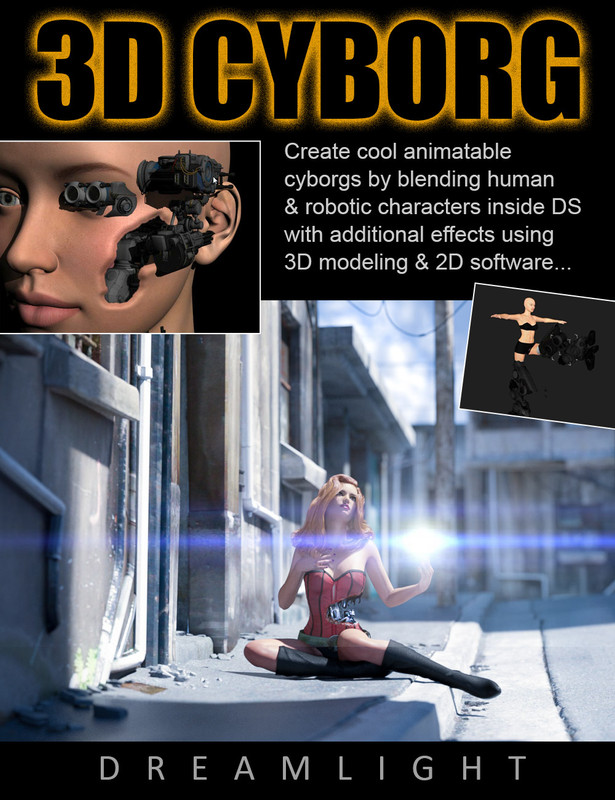 00 3d cyborg tutorial daz 3d