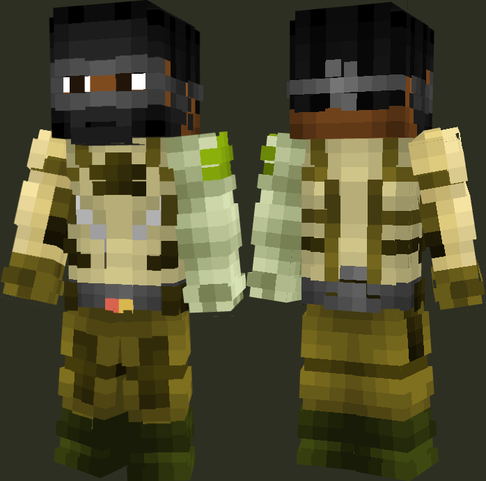 Натан A. | Пустынный Солдат Minecraft Skin