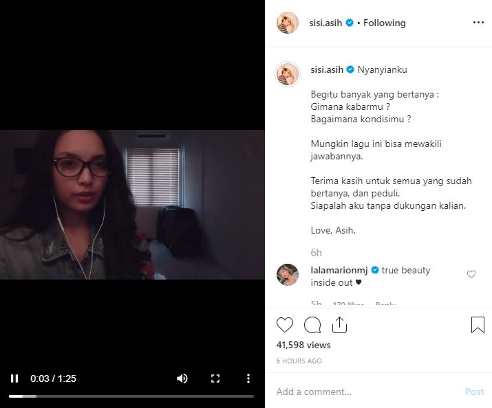 Unggahan terbaru Sisi Asih
