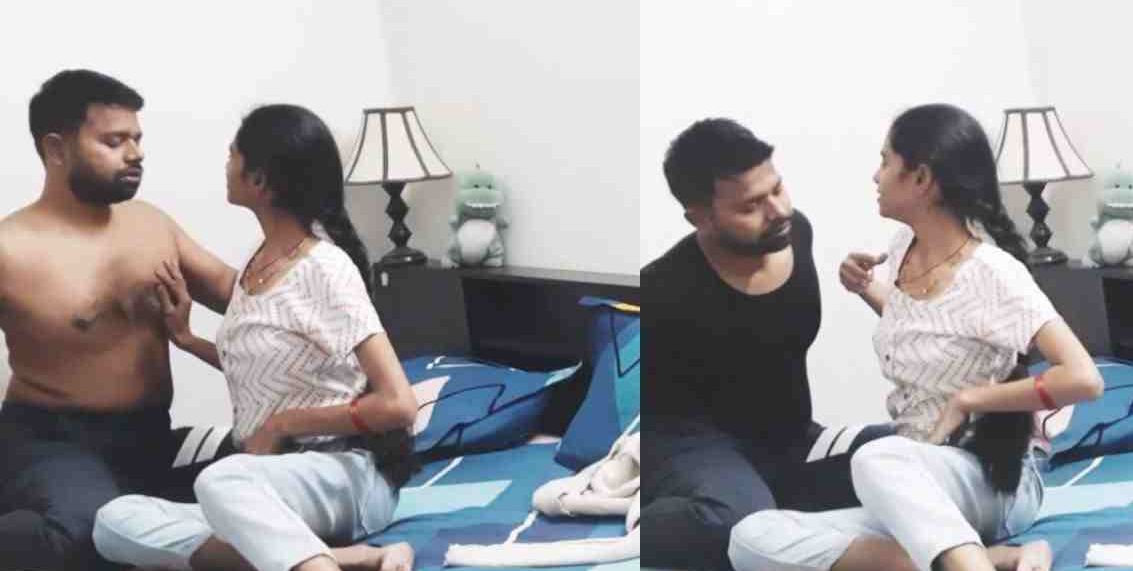 Hot indian couple having full nude sex in room gf enjoying