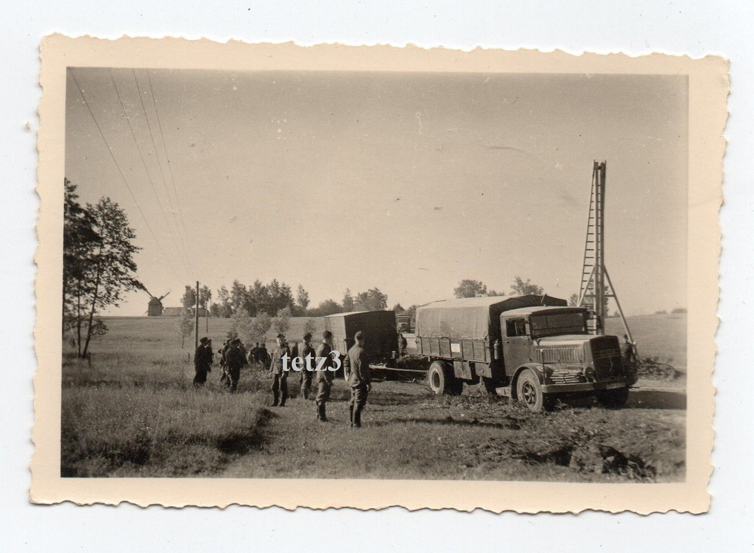Russland 1941 Vorm. SDkfz LKW Anhäner Soldaten sanitäter Armband
