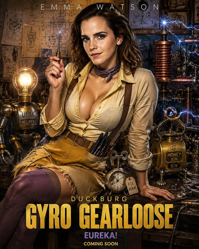 Emma Watson Gyro Gearloose