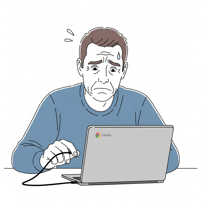 Chromebook won't turn on with charger check