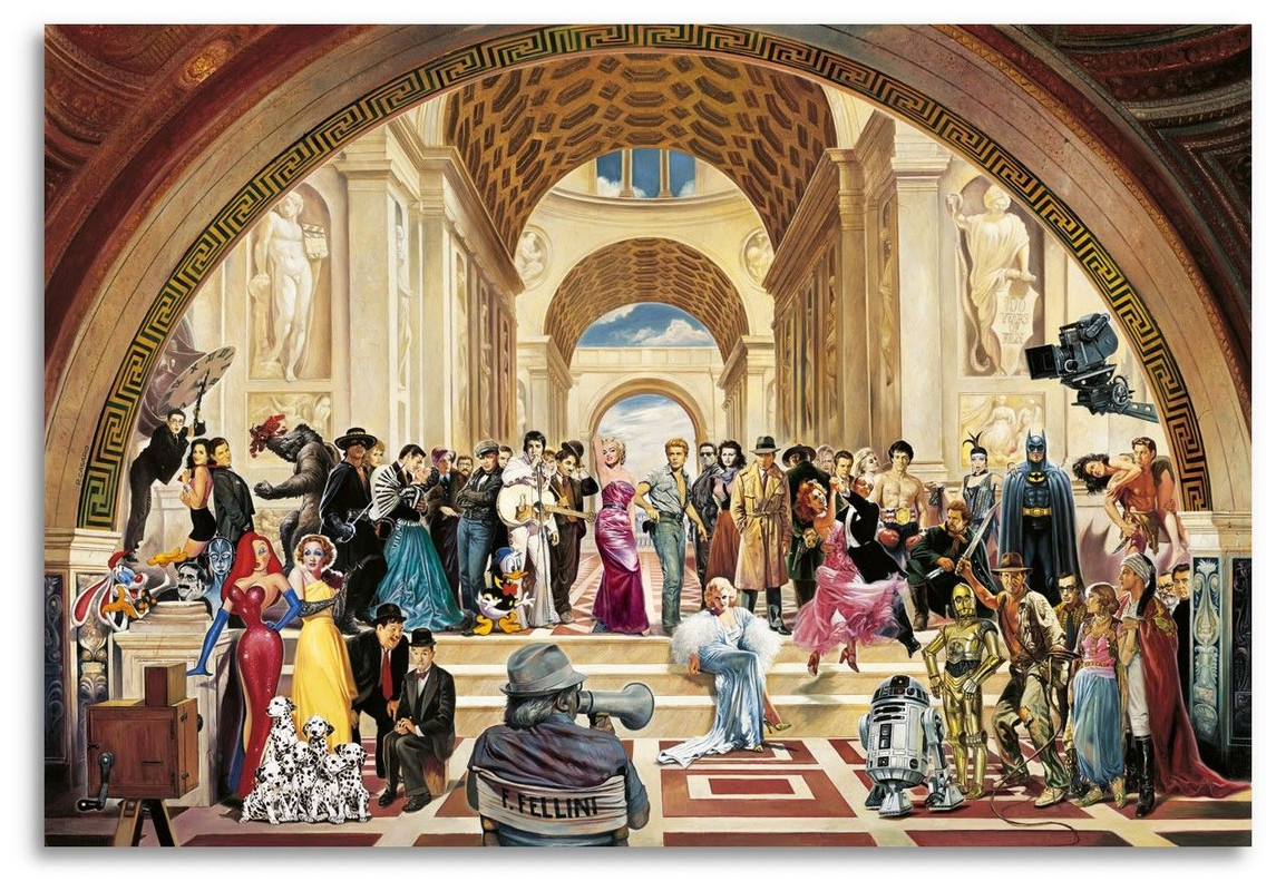 Kunstdruck-Poster-Renato-Casaro-100-years-of-film